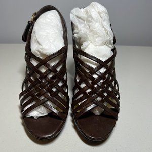 Style & Co brown sandal heels size 6.5